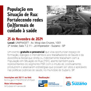 População situação rua saúde redes sociais