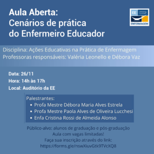 aula aberta cenario